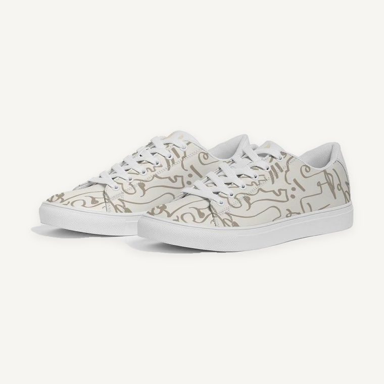 Clothed In Glory Signature Wear African Sun Man Faux-Leather Sneaker/Shoes - ClothedInGloryApparel