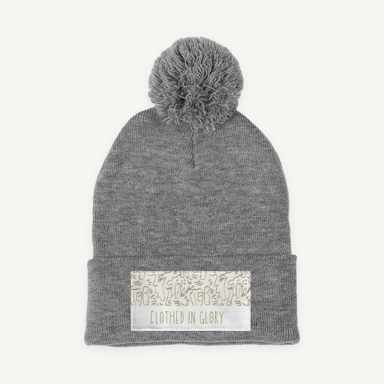 Clothed In Glory Signature Wear African Sun Pom-Pom Knit Beanie/Hat | Sports - ClothedInGloryApparel