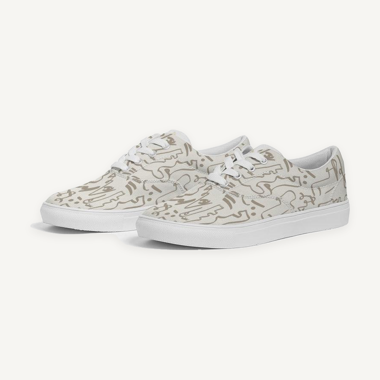 Clothed In Glory Signature Wear African Sun Women's Lace Up Canvas Shoes - ClothedInGloryApparel