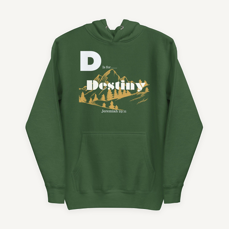 Clothed In Glory Alphabet Collection D (Unisex Hoodie) - ClothedInGloryApparel