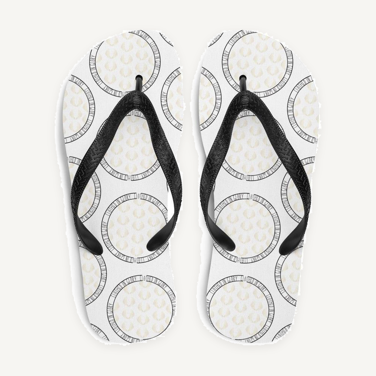 Clothed In Glory Classic Unisex Flip-Flops/Shoes - ClothedInGloryApparel