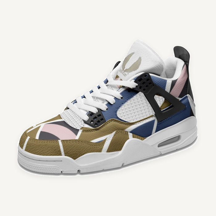 Issachar Sneakers, Gold and Blue