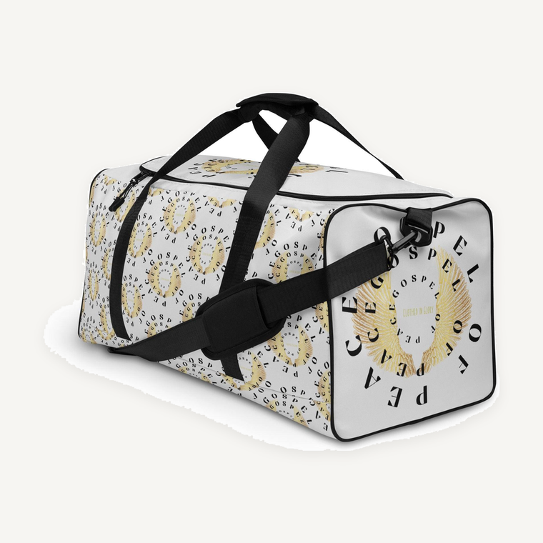 Gospel Of Peace Duffle Bag, Silver