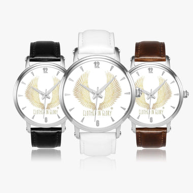 Clothed In Glory 46mm Unisex Automatic Watch (Silver) - ClothedInGloryApparel