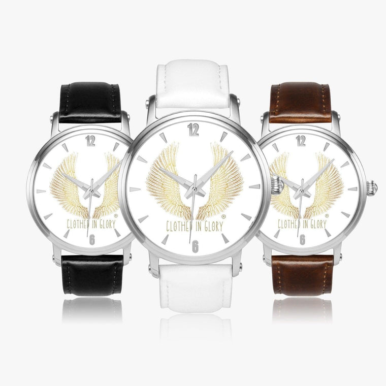 Clothed In Glory 46mm Unisex Automatic Watch (Silver) - ClothedInGloryApparel