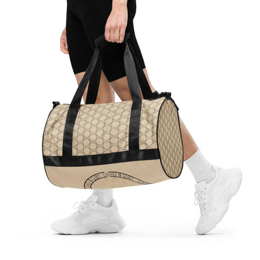 Clothed In Glory All Over Print Neutral Gym Bag - ClothedInGloryApparel