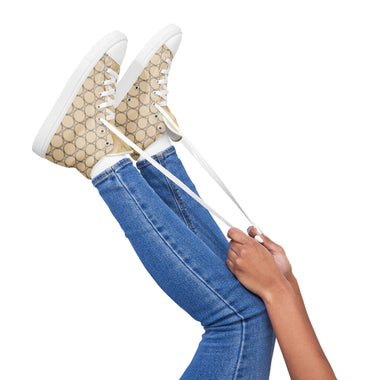 Clothed In Glory All Over Print Women’s High Top Canvas Shoes - ClothedInGloryApparel