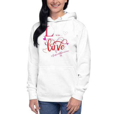 Clothed In Glory Alphabet Collection L (Unisex Hoodie) - ClothedInGloryApparel