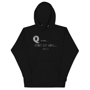 Clothed In Glory Alphabet Collection Q Unisex Hoodie - ClothedInGloryApparel