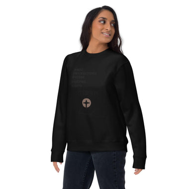 Clothed In Glory B.I.B.L.E. Unisex Premium Sweatshirt - ClothedInGloryApparel