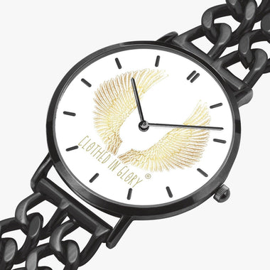 Clothed In Glory Hollow Out Strap Quartz Watch - With Indicators - ClothedInGloryApparel