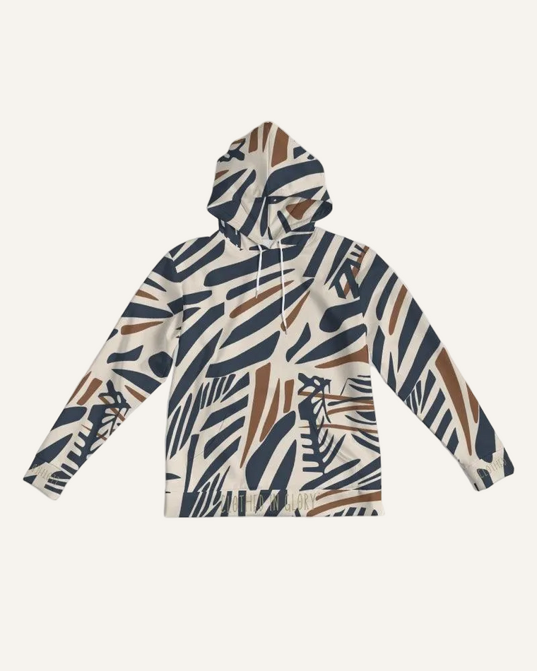 Clothed In Glory Signature Wear African Print Man Hoodie