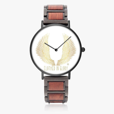 Clothed In Glory Wooden Strap Quartz Watch - Without Indicator - ClothedInGloryApparel