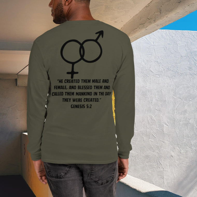 Creation Man Long Sleeve Shirt - ClothedInGloryApparel