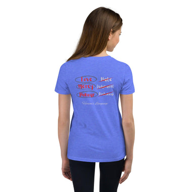Heaven’s Language Youth Short Sleeve T-Shirt - ClothedInGloryApparel