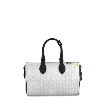 House Of God Couture Classic Zig Zag Leather Duffle Bag - ClothedInGloryApparel