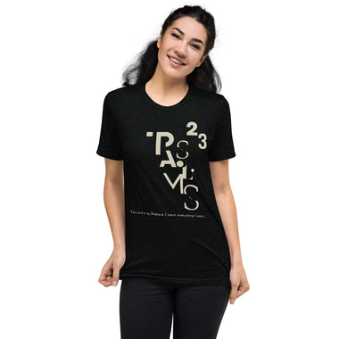 Psalm 23 Women’s Tri-Blend T-Shirt - ClothedInGloryApparel