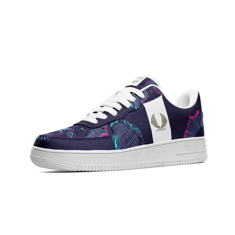 Clothed In Glory Judah Lion Urban Unisex Low Top Leather Sneakers/Shoes - ClothedInGloryApparel