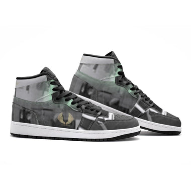 Clothed In Glory Shaded Black Urban Unisex Sneaker/Shoes TR - ClothedInGloryApparel