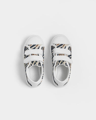Clothed In Glory Signature Wear African Print Kids Velcro Sneaker/Shoes - ClothedInGloryApparel