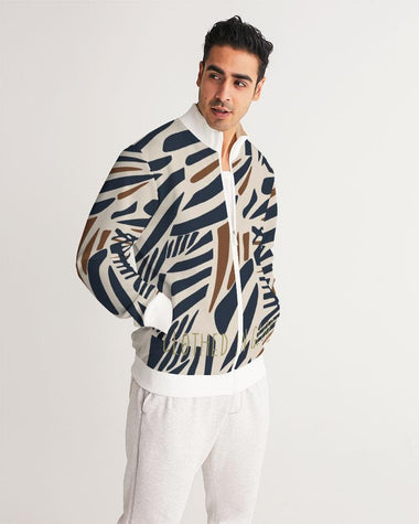 Clothed In Glory Signature Wear African Print Man Track Jacket - ClothedInGloryApparel