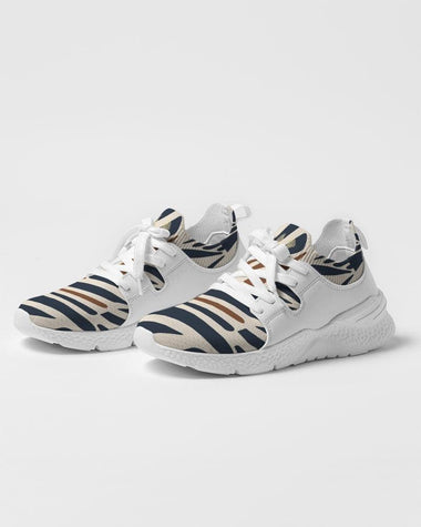 Clothed In Glory Signature Wear African Print Women's Two-Tone Sneaker/Shoes - ClothedInGloryApparel