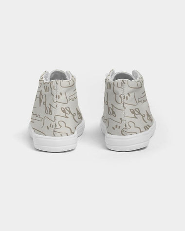 Clothed In Glory Signature Wear African Sun Kids Hightop Canvas Shoes - ClothedInGloryApparel