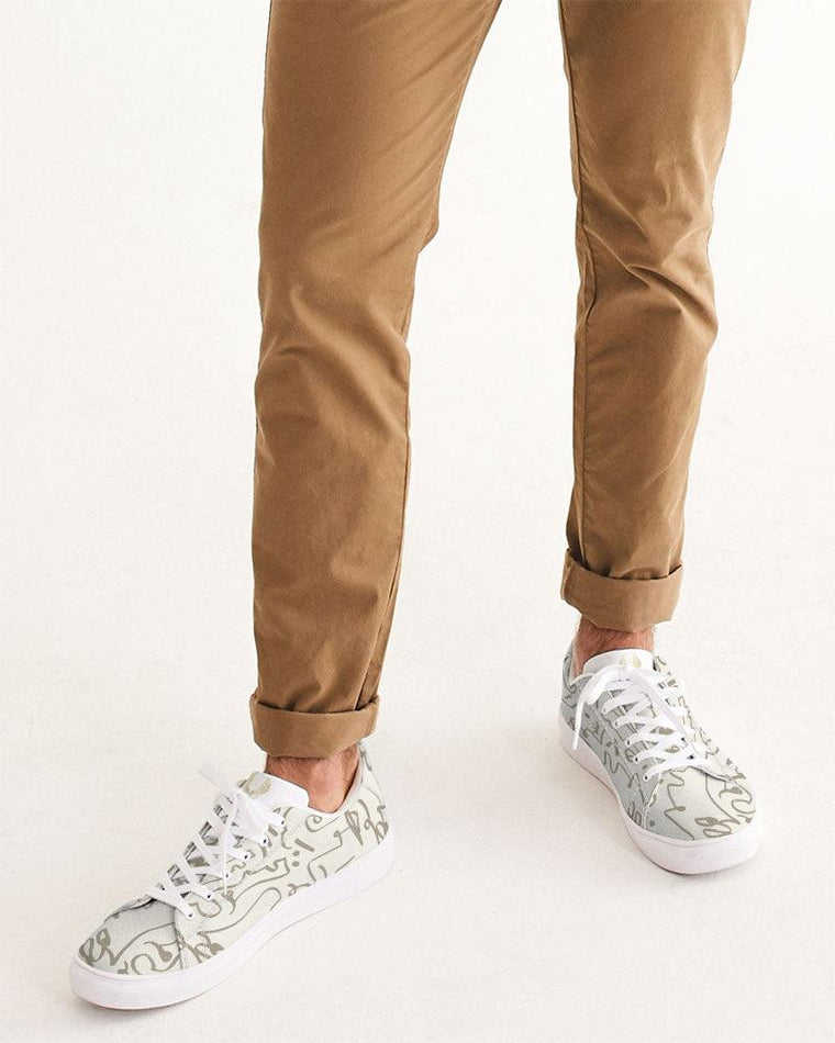 Clothed In Glory Signature Wear African Sun Man Faux-Leather Sneaker/Shoes - ClothedInGloryApparel