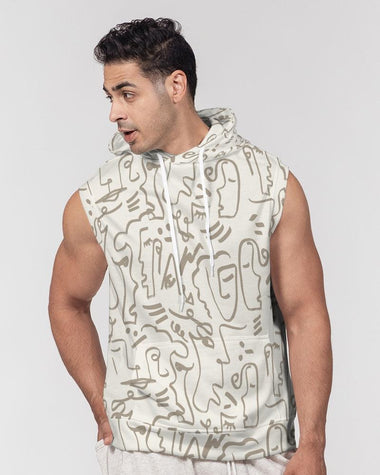 Clothed In Glory Signature Wear African Sun Man Premium Heavyweight Sleeveless Hoodie - ClothedInGloryApparel