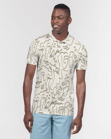 Clothed In Glory Signature Wear African Sun Man Slim Fit Short Sleeve Polo T-Shirt - ClothedInGloryApparel