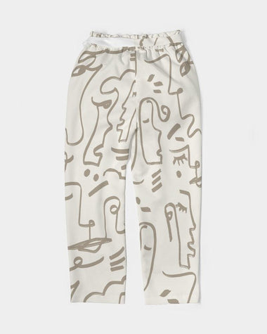 Clothed In Glory Signature Wear African Sun Women's Belted Tapered Pants - ClothedInGloryApparel