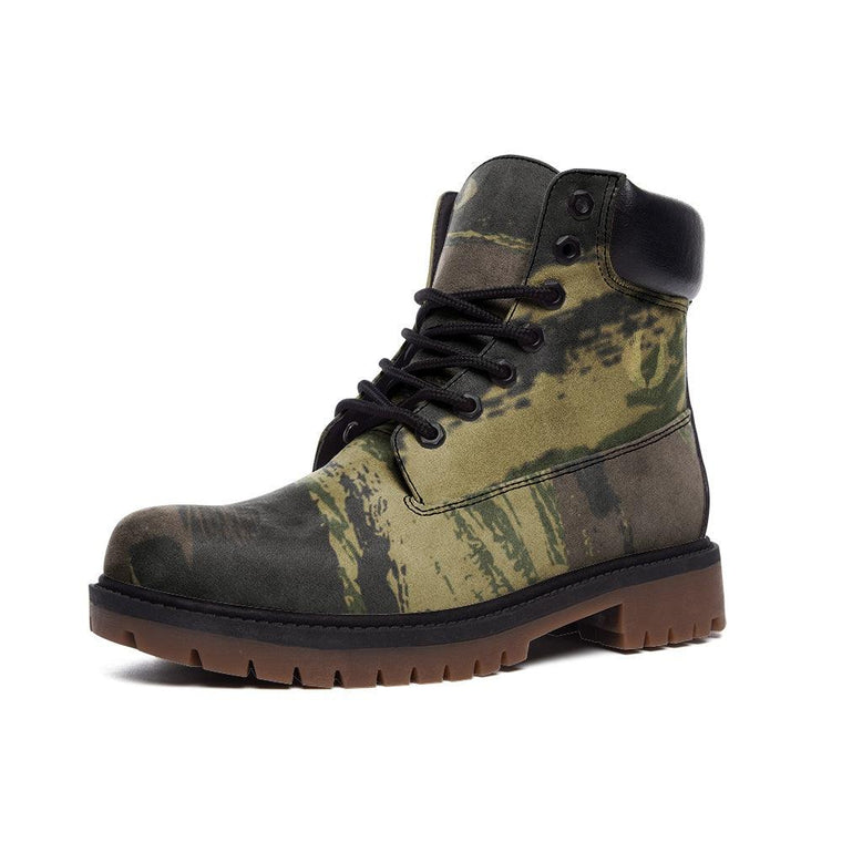 Clothed In Glory Signature Wear Camo Casual Unisex Leather Lightweight Boots/Shoes TB - ClothedInGloryApparel