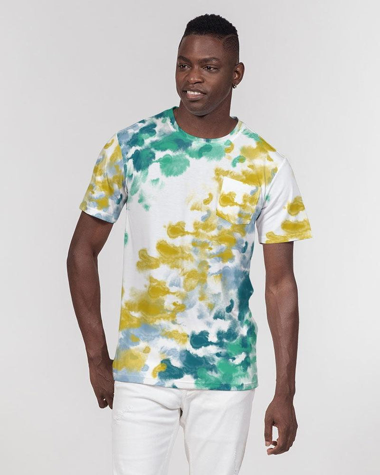 Clothed In Glory Signature Wear Colourful Pop Art Man Everyday Pocket T-Shirt - ClothedInGloryApparel