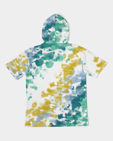 Clothed In Glory Signature Wear Colourful Pop Art Man Premium Heavyweight Short Sleeve Hoodie - ClothedInGloryApparel