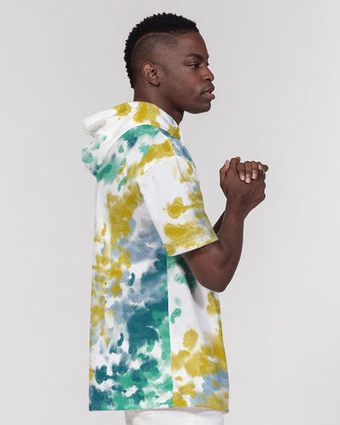 Clothed In Glory Signature Wear Colourful Pop Art Man Premium Heavyweight Short Sleeve Hoodie - ClothedInGloryApparel
