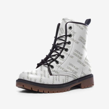 Clothed In Glory Signature Wear Unisex Logo Casual Leather Lightweight Boots/Shoes MT - ClothedInGloryApparel