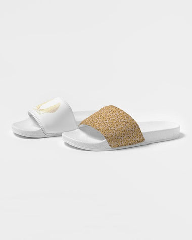 Clothed In Glory Small Flowers Women's Slide Sandal - ClothedInGloryApparel