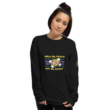 Walk By Faith Unisex Sweatshirt - ClothedInGloryApparel