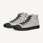 Clothed In Glory Signature Wear African Sun Man Hightop Canvas Shoes - Black