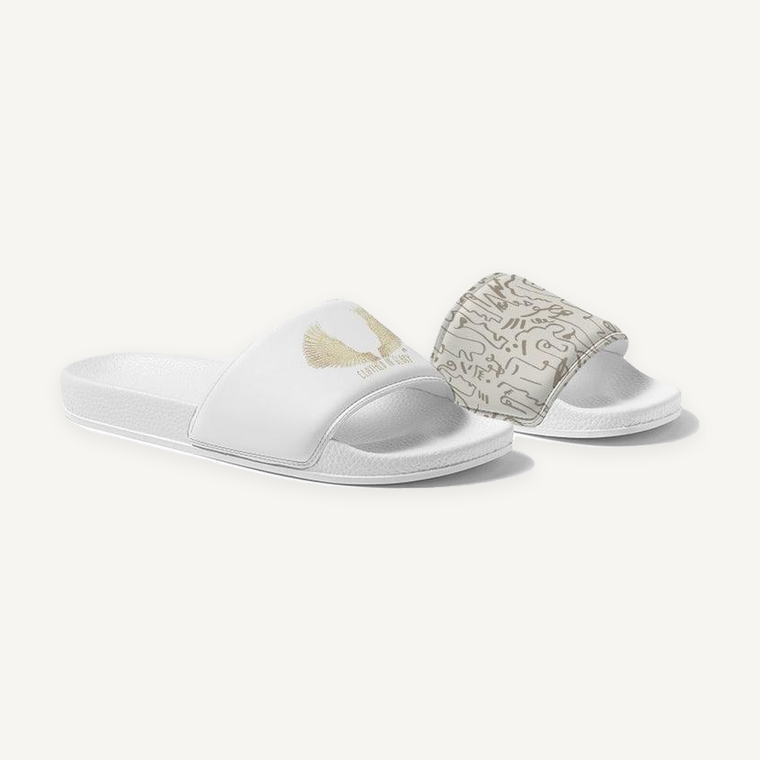 Clothed In Glory Signature Wear African Sun Man Slide Sandal/Shoes - ClothedInGloryApparel