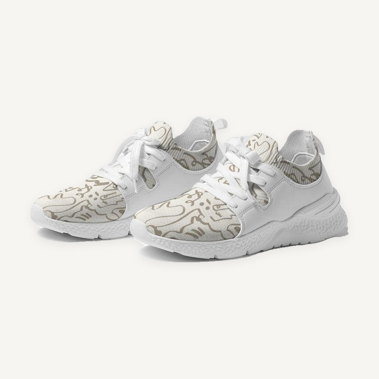 Clothed In Glory Signature Wear African Sun Women's Two-Tone Sneaker/Shoes - ClothedInGloryApparel