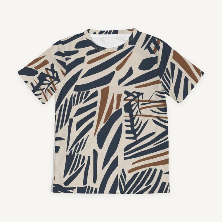 Clothed In Glory African Print Kids T-Shirt - ClothedInGloryApparel