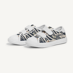 Clothed In Glory Signature Wear African Print Kids Velcro Sneaker/Shoes
