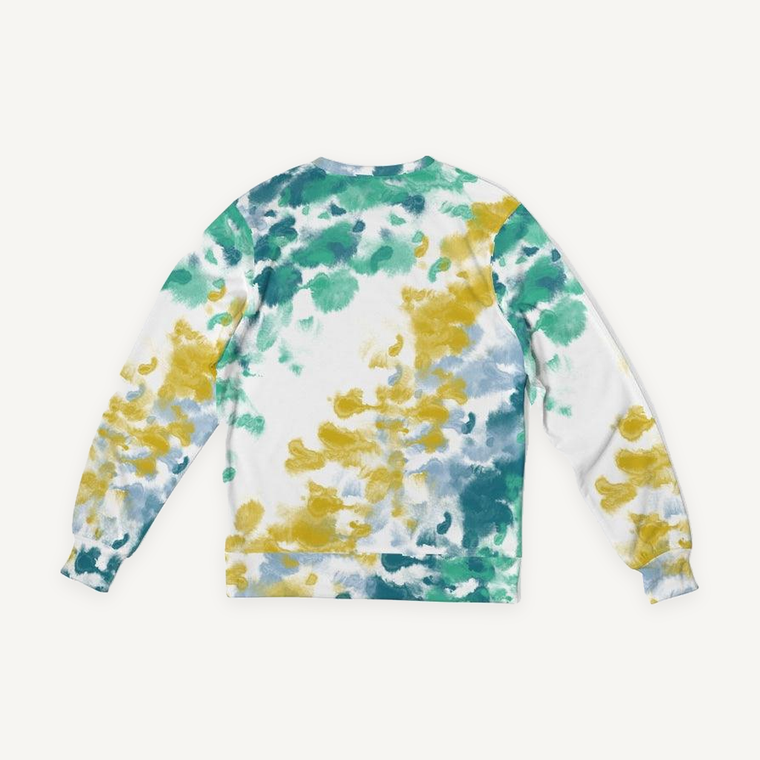 Clothed In Glory Signature Wear Colourful Pop Art Man Classic French Terry Crewneck Pullover - ClothedInGloryApparel
