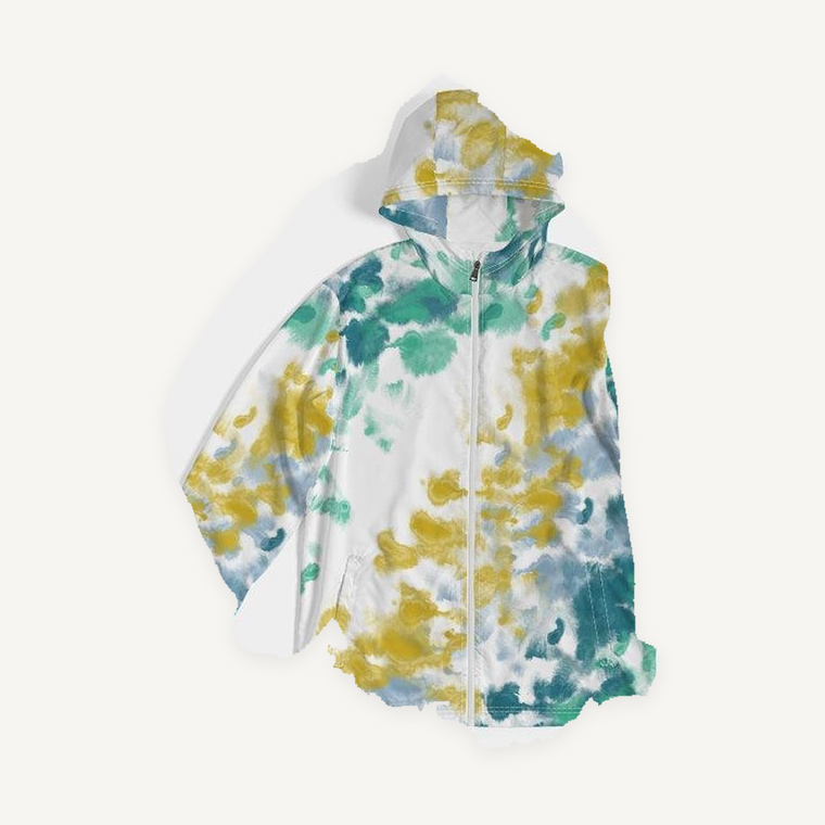 Clothed In Glory Colourful Pop Art Men's Windbreaker - ClothedInGloryApparel