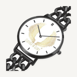 Clothed In Glory Hollow Out Strap Quartz Watch - With Indicators