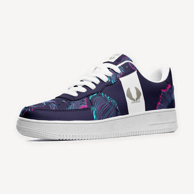 Clothed In Glory Judah Lion Urban Unisex Low Top Leather Sneakers/Shoes - ClothedInGloryApparel