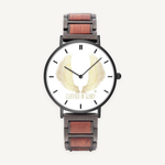 Clothed In Glory Wooden Strap Quartz Watch - With Indicators