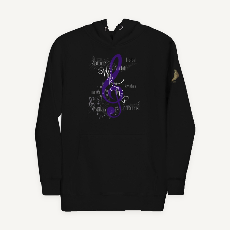 Made To Worship In Colour Unisex Hoodie - ClothedInGloryApparel