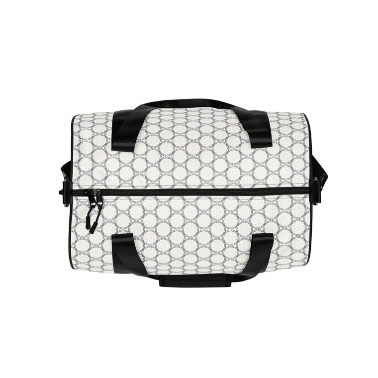 Clothed In Glory All Over Print Black and White Gym Bag - ClothedInGloryApparel